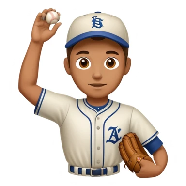 Beisbolista pitchando sticker