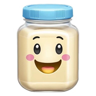 bote blanco de colágeno en polvo de vainilla sticker