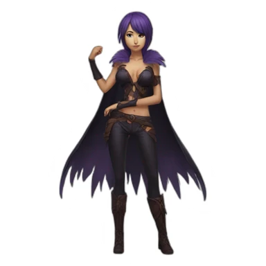 morrigan fullbody sticker