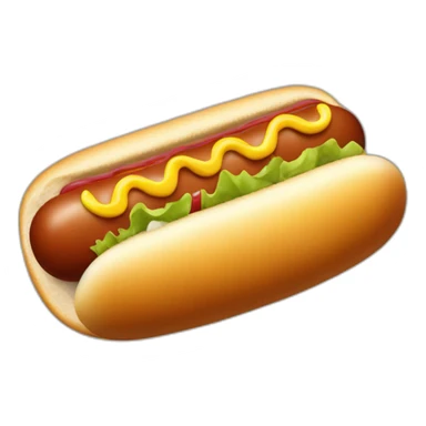 Enfant mangeant un hot dog  sticker