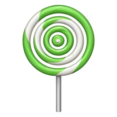 glitter toxic white lollypop 
 sticker