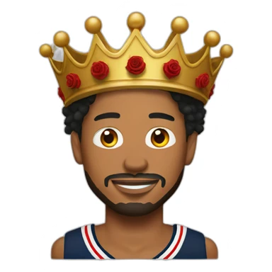 derrick rose with crown sticker