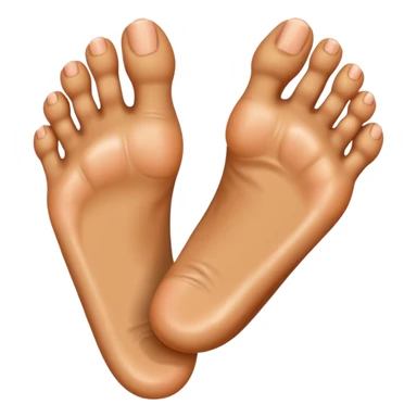 human foot with 5 toes sticker