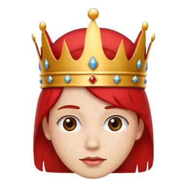 RED Crown King sticker