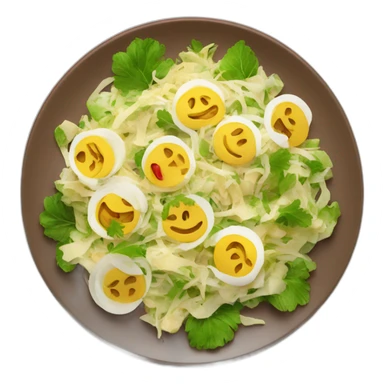 kartoffelsalat on a plate sticker