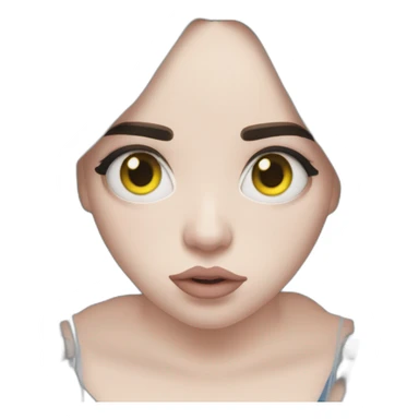 Billie eilish chanteuse 2017 yeux bleu sticker