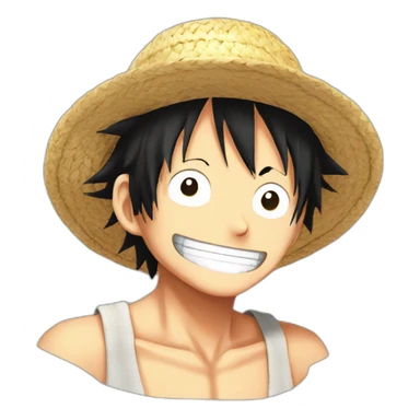 Luffy One Piece Straw Hat sticker