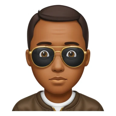 Diddy with his sunglasses sticker