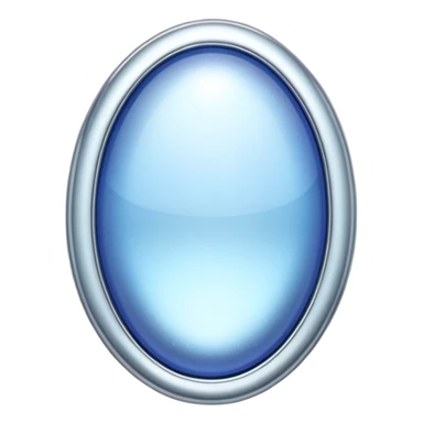 silver pin with blue shimmers sticker
