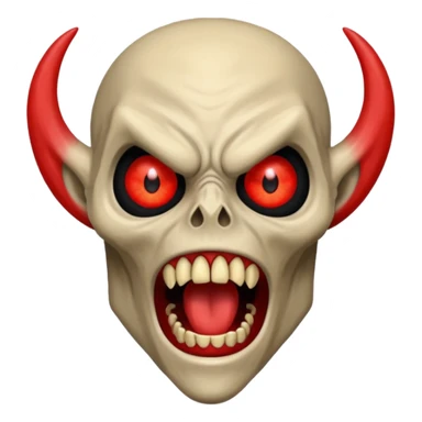 Molag Bal scream, empty background sticker