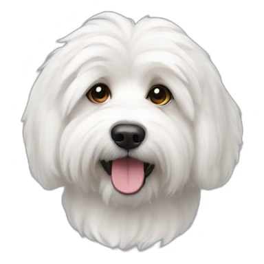 Coton de tulear dog sticker