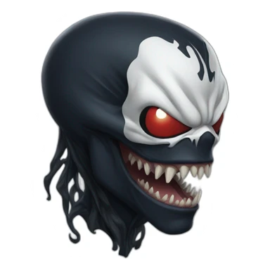 venom just head sticker