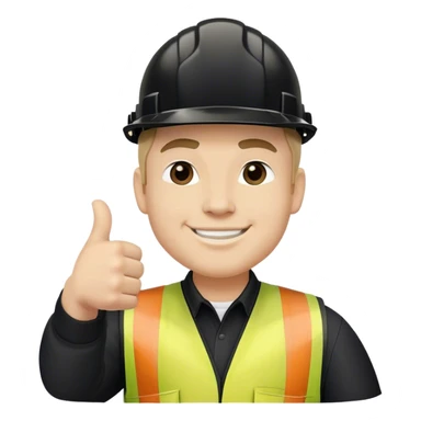 Purdue Pete black hard hat thumbs up sticker