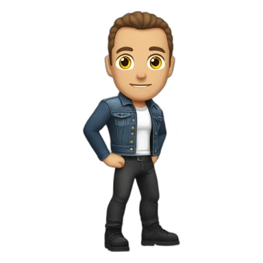 Jean claude van damme sticker