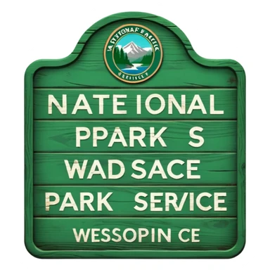 national park service sticker