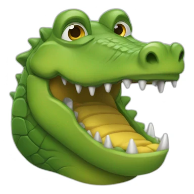 crocodile fumeur sticker
