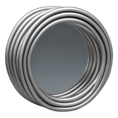 Stainless steel tube in coil sticker