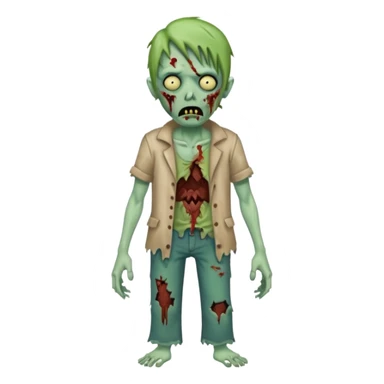 зомби sticker