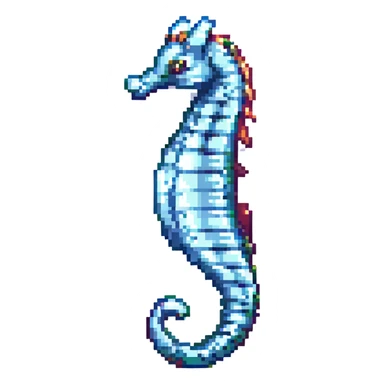 A seahorse emoji sticker