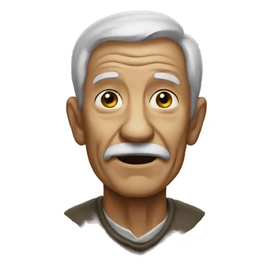 Very old man sticker