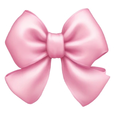 baby pink bow sticker