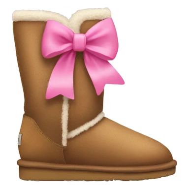 Uggs with pink bows sticker