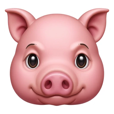 Suspicious pig sticker