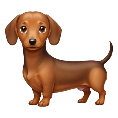 dachshund dog sticker