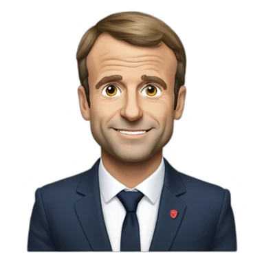 Emmanuel Macron jeu vidéo  sticker