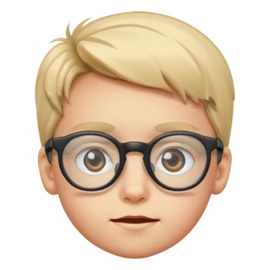 kid with optical sticker