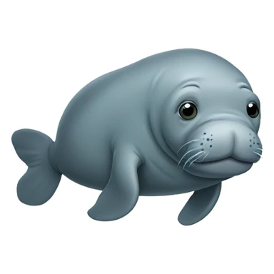 Manatee sticker
