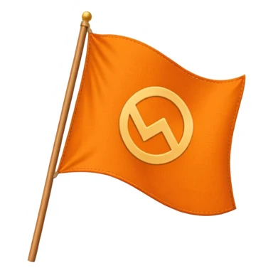 Make emoji use orange flag and 🪯 thise emoji,emoji fit in flage  sticker