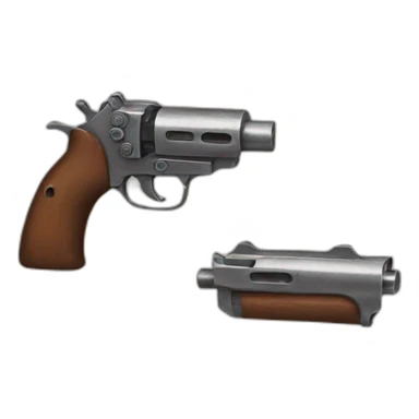 pistola muy pequeña sticker