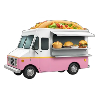 Food truck sticker