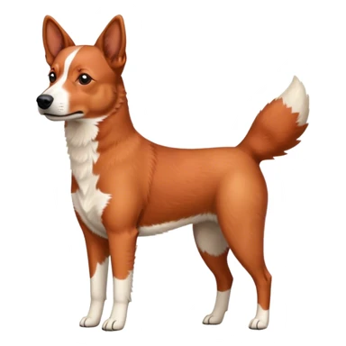 Red heeler dog  sticker