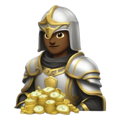 paladin with money sticker