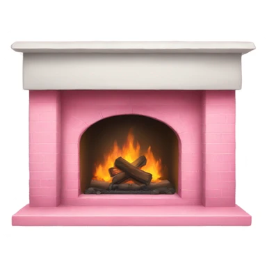 Winter Pink FirePlace sticker