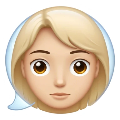 a message bubble and have AI inside 
 sticker