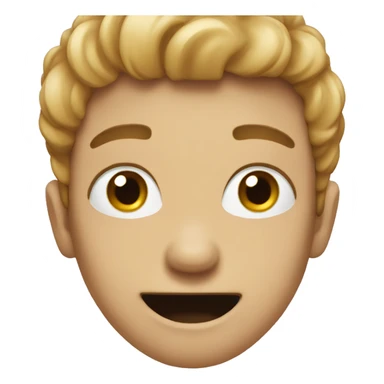 Neutral expression with buckteeth sticker