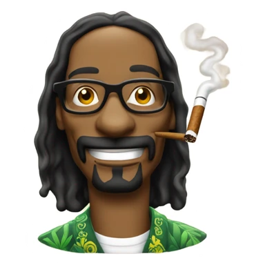 lo que fuma snop dogg sticker