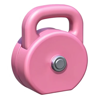 Light pink Gym weights sticker