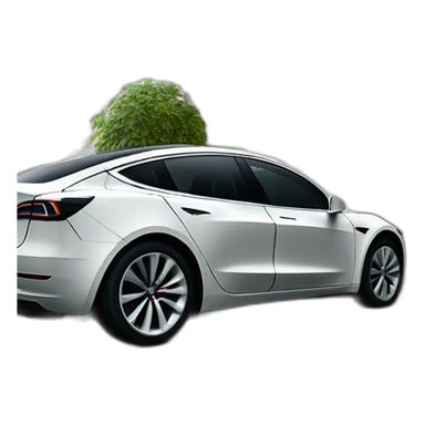 Tesla model 3 charging on level 2 in an apartment building sticker