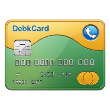 bank debitcard sticker