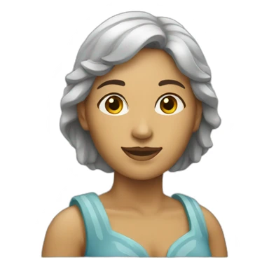 Woman water bearer sticker