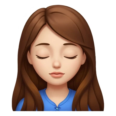 Girl one  eye closed  sticker