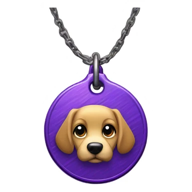 Dog tag with user name "KiwiCase TTV" engraved, gamer girl edition, vibrant purple tones, intricate details, realistic texture, grenades scattered in the background, energetic atmosphere, bold lighting casting dramatic shadows, high-quality design, dynamic composition, creating an immersive and appealing visual experience. Perfect for showcasing gaming identity.  Make sure the "Kiwi Case TTV" is readable and clear sticker