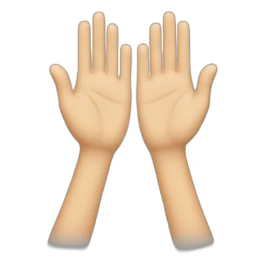 Two hands clapping together sticker