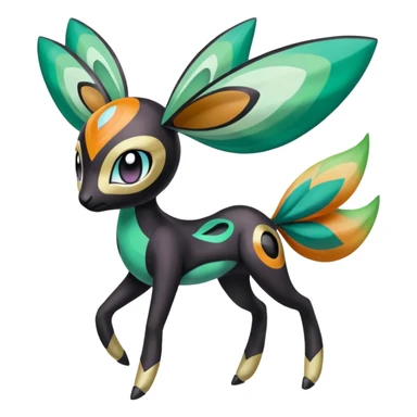 Meloetta-Gabite-Keldeon-Pokémon-Fakémon-fusion-hybrid-creature sticker