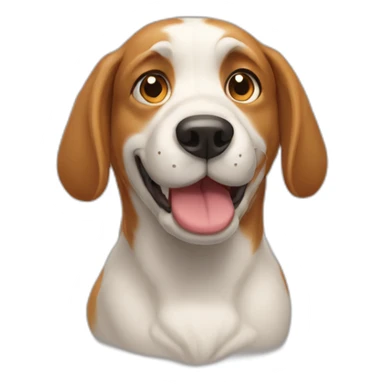 hunchback dog sticker