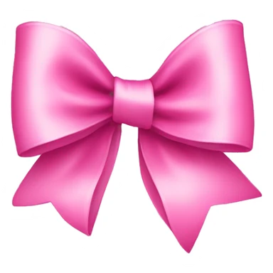 pink bow with clip sticker